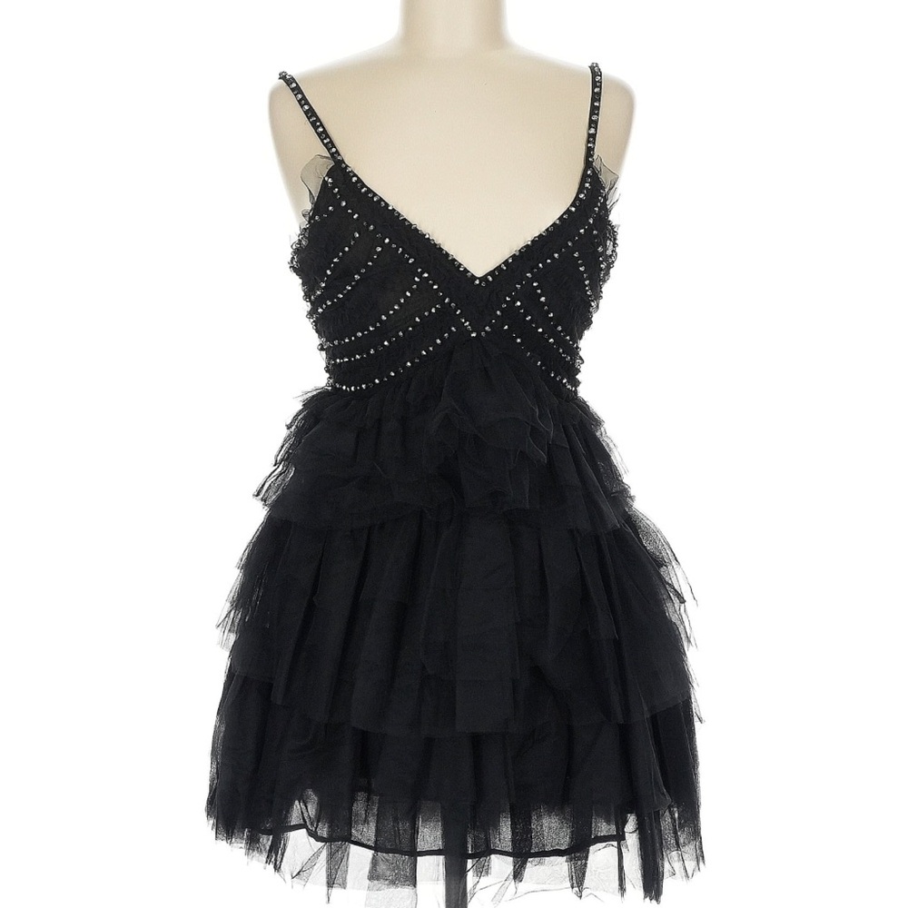 LoveShackFancy Black Jude Dress, NWT!